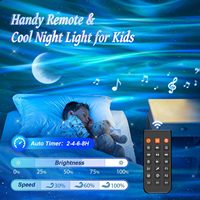 15 couleurs projecteur d'étoiles télécommandé Galaxy Lights pour chambre à coucher, projecteur d'aurores boréales pour cadeau d'enfants