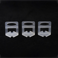 Base de nivellement ovale personnalisée de 2.0mm pour carreaux de céramique Clip d'intervalle de briques en PP Accessoires de carreaux creux pour appartement facile