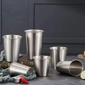 Tazas de <span class=keywords><strong>pinta</strong></span> de acero inoxidable 304, 350ml/500ml, para acampar al aire libre, viaje, bebida, taza de cerveza, vasos de Metal para beber, vasos inastillables - Product Image 5