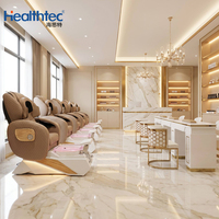 Chaise de massage complète de style européen, manucure, pédicure, spa pour les pieds pour salon de manucure