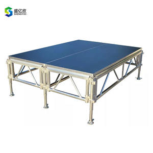 Podio de Fiesta Pequeño para Eventos al Aire Libre, Escenario de Conciertos de Aluminio, Plataforma de Madera para Bodas en Venta, Escenario Portátil - Product Image 6