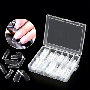 120 piezas/caja OEM, 16 diseños, moldes de uñas postizas cuadradas de cobertura completa, puntas de uñas acrílicas para extensión de uñas. - Product Image 5