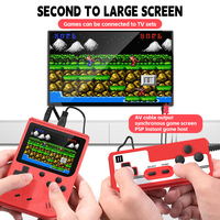 Console de jeu portable en gros, 400 jeux en un, classique et nostalgique, console de jeu rechargeable pour deux joueurs
