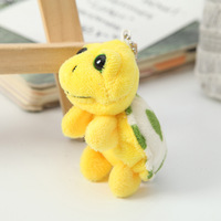 Llavero de Peluche de Tortuga Marina Pequeña y Adorable de 8 CM, Juguete de Peluche Suave de Algodón, Llavero de Animales de Peluche