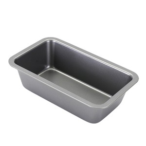 แม่พิมพ์เค้กทรงสี่เหลี่ยมเหล็กคาร์บอน ถาดอบแบบไม่ติดกระทะสำหรับใช้ในเตาอบ แม่พิมพ์ขนมปังสำหรับใช้ในครัวเรือน 1 ชิ้น สีกราไฟท์ - Product Image 4