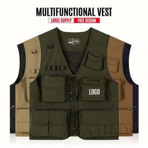 Chaleco Multibolsillos para Hombre 2024, Chaleco de Pesca, Senderismo, Fotografía, Camping y Voluntariado - Product Image 3