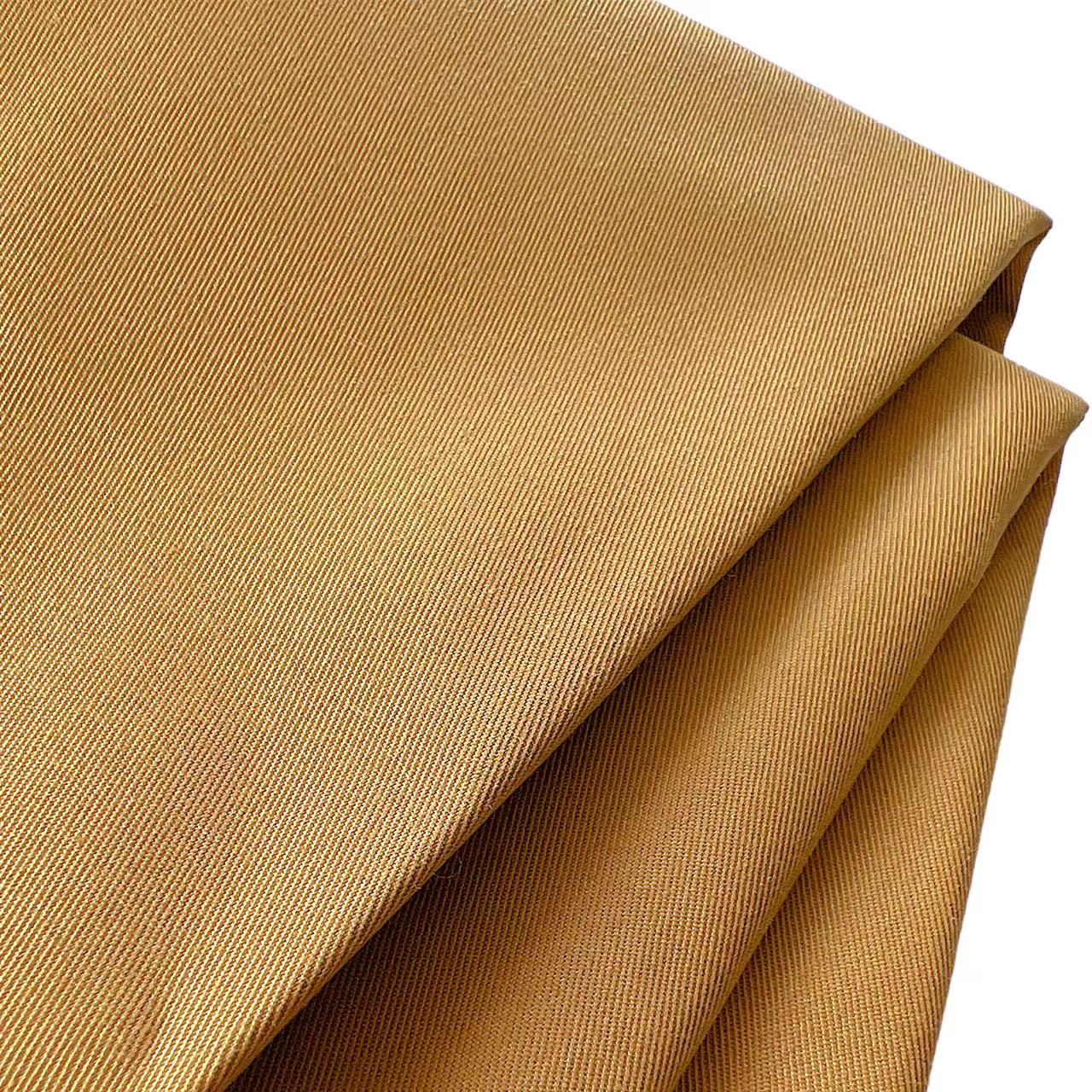 Переработанная 210gsm Тканое пальто SORONA ткань 66% хлопок 34% Sorona волокна окрашенная ткань