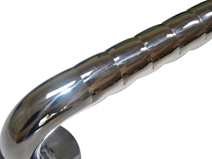 Eco-Friendly Contemporary I-Shape Stainless Steel Grab <b>Bar</b> With Chrome Finish For Elderly Shower Safety - Product Image 2