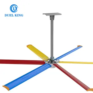 18ft 5500mm bldc motore a bassa velocità industriale grande ventilatore da soffitto per centri Fitness