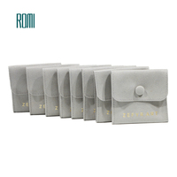 Romi – boucle d'oreille collier Bracelet bague microfibre bijoux enveloppe emballage pochette sac à bijoux personnalisé