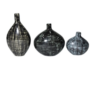 Florero de oro de estilo Simple nórdico, jarrón de mesa de hierro hecho a mano de diseño moderno y macetas Para Boda y decoración del hogar - Product Image 3