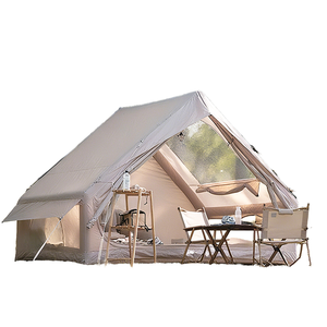 Tente de camping gonflable automatique 6,3 m² style maison de luxe, tente pneumatique en tissu Oxford imperméable 3000 mm pour le glamping familial - Product Image 1
