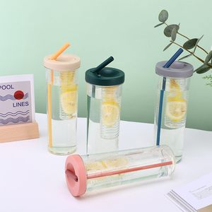 550ml 700ml Plastic <b>Water</b> <b>Bottle</b> <b>Fruit</b> <b>Infuser</b> Bpa Free Lemon <b>Infuser</b> <b>Water</b> <b>Bottle</b> with Filter - Product Image 2
