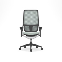 Chaise ergonomique à dossier haut en maille pour mobilier commercial avec support lombaire à prix de gros
