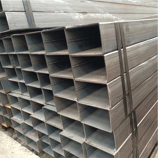 Square Hollow Section Galvanized ERW Carbon Steel Tube 40x40-120x120mm Q235B Grade Structural Pipe
