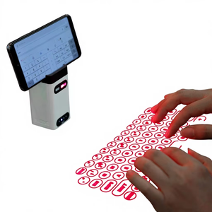 Nouveau mini <span class=keywords><strong>clavier</strong></span> laser virtuel BT, capteur optique, 2,4 GHz, sans fil, rétroéclairage LED, portable <span class=keywords><strong>pour</strong></span> ordinateur portable <span class=keywords><strong>et</strong></span> <span class=keywords><strong>smartphone</strong></span> - Product Image 2