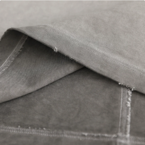 <span class=keywords><strong>T</strong></span>-<span class=keywords><strong>shirt</strong></span> Homme Personnalisé Épais Délavé Effet Usé Style Grunge Streetwear Oversize Uni Punk Rock Vente en Gros - Product Image 3