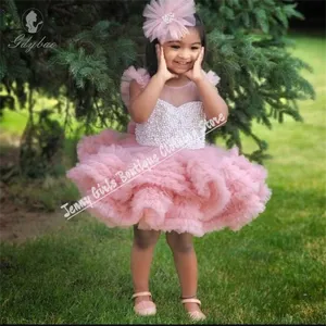 Fiesta de cumpleaños de perlas blancas de lujo, <span class=keywords><strong>ropa</strong></span> esponjosa <span class=keywords><strong>para</strong></span> niñas, <span class=keywords><strong>primera</strong></span> comunión, Ballet, boda, damas de honor, vestido de anfitrión de espectáculo <span class=keywords><strong>para</strong></span> niños - Product Image 1