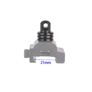 Adaptateur de fixation pour sangle d'épaule, support pivotant, noir, 20 mm, utilisation en plein air, chasse, alliage d'aluminium, adaptateur QD léger, 20 g - Product Image 2