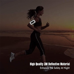 กระเป๋าใส่โทรศัพท์มือถือสำหรับวิ่งแบบสปอร์ต ปรับได้ กันน้ำ สะท้อนแสง พร้อมหน้าจอสัมผัส ทำจากนีโอพรีน - Product Image 3