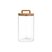 Emballage personnalisable avec logo, récipient de stockage pour la conservation de la fraîcheur des grains de café, bocal en verre avec joint d'étanchéité et couvercle