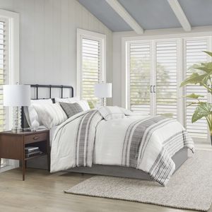 DB King-Size 6-Piece Cotton Jacquard Oversized <b>Comforter</b> <b>Set</b> Woven Solid Pattern PVC Filling Plain for Home Wedding Hospital - Product Image 2