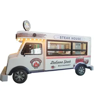 Hoge Kwaliteit Custom Elektrische Mobiele Fast Food Truck Voor Hamburger En Koffie