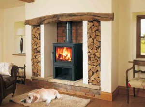 Chimenea de Leña Independiente de Hierro Fundido Serie R con Certificación CE para Sala de Estar, Autocaravanas, Villas y Casas de Huéspedes - Product Image 5