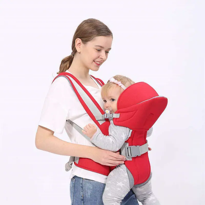 Переноска для новорожденных, эргономичный рюкзак-кенгуру из натурального хлопка, слинг для младенцев