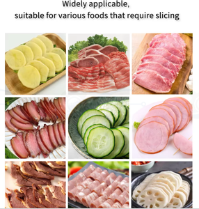 Nouvelle machine commerciale italienne de découpe de viande en tranches avec épaisseur réglable en acier inoxydable, certification CE - Product Image 6