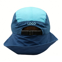Gorra de Visera de Nailon Twill con Logotipo Personalizado HKZB para Uso Unisex en Exteriores, Impermeable, con Colores y Tallas Personalizadas