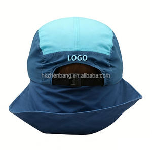 Sombrero con Solapa y Logotipo Personalizado HKZB, Sombreros Impermeables Unisex con Solapa Trasera, Sombreros para el Sol para Exteriores - Product Image 2