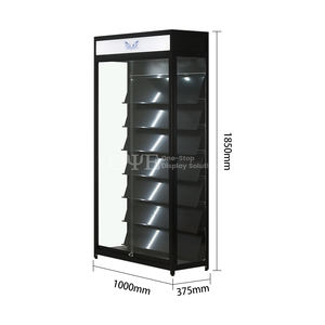 Vitrine de présentation personnalisée en métal pour cartes de collection, étui en acrylique pour cartes de jeu, présentoir de cartes de sport avec éclairage LED - Product Image 6