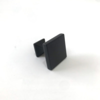 Poignées d'armoire noires de style américain en alliage de zinc solide pour armoires de cuisine Poignées de tiroir Poignées de meubles Quincaillerie