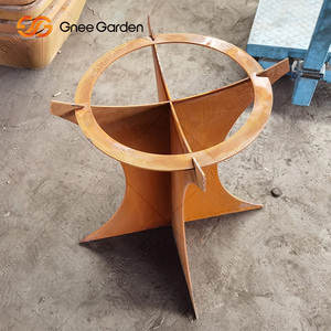 Parrilla de barbacoa de acero Corten de grado comercial para patio trasero y eventos - Product Image 3