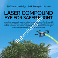 Drones agricoles de pulvérisation J150 360 °   Évitement automatique des obstacles, charge rapide en 9 minutes, MTOW de 149,9 kg, drone professionnel de protection des cultures