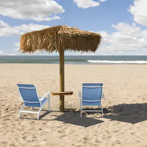 Устойчивое к атмосферным воздействиям и УФ-защитой легкое уличное кресло с металлическим алюминиевым каркасом для пляжа, кемпинга