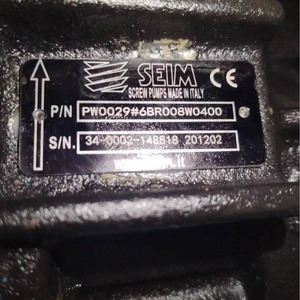 ปั๊มสกรู SEIM รุ่น YPXF0554BR0R0HUYD ขับเคลื่อนด้วยมอเตอร์ สำหรับใช้งานในอุตสาหกรรม - Product Image 3