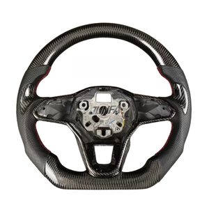 Utilisé pour modifier la fibre de carbone pour les disques sport à 4 branches en forme de D pour les modèles Volkswagen <span class=keywords><strong>Golf</strong></span> <span class=keywords><strong>GTI</strong></span> Jetta Passat - Product Image 2