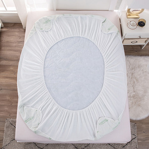 Protector de colchón impermeable de bambú Natural tamaño Queen King, alfombrilla de cama hipoalergénica, impermeable de bambú Natural tamaño Queen King - Product Image 6