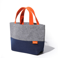 Prix usine feutre sacs fourre-tout pour femmes feutre sac à main Shopping sac à bandoulière peut être personnalisé boîte pliable Opp sac Rectangle