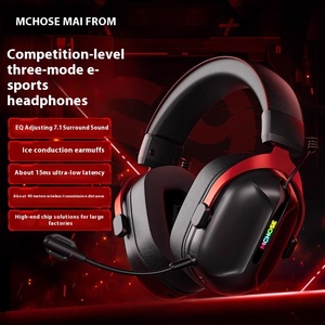 Tai nghe S9 đeo tai nghe Giả Thứ Ba kiểm tra trò chơi video nghe máy tính phòng thủ với tai nghe không dây Micro - Product Image 5