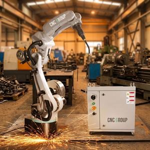 Bras robotisé de soudage CNC à 6 axes industriel pour pièces en acier allié et en tôle de fer, avec pédiment de commande pour machine de soudage automatique - Product Image 1