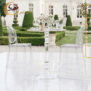 Wedding Furniture <b>Party</b> Use Clear Acrylic Mobile Cafe Wine Bar <b>Tables</b> - Product Image 1