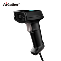 AiGather, lector de código de barras 2D de mano inalámbrico BT 2,4G, escáner Qrcode para teléfono móvil