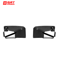 Kit de prises d'air avant en fibre de carbone sèche style MP pour BMW G87 M2, garniture de grille d'admission d'air, cadre de voiture