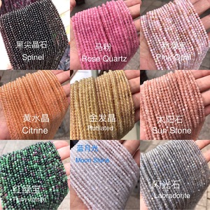 Bán Sỉ Hạt Đá Quý Tự Nhiên Mặt Thạch Anh Tím Pha Lê Chữa Bệnh Phong Thủy Hạt Rời Cho Vòng Tay Vòng Cổ Làm Trang Sức - Product Image 3