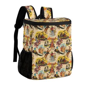 Nouveau en Stock Support Personnalisé Western Plaid Camo Vache Imprimer Camping En Plein Air Pique-Nique <span class=keywords><strong>Isotherme</strong></span> <span class=keywords><strong>Sac</strong></span> <span class=keywords><strong>À</strong></span> <span class=keywords><strong>Dos</strong></span> <span class=keywords><strong>Avec</strong></span> Poches Latérales - Product Image 5