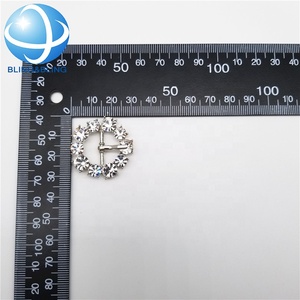 <span class=keywords><strong>Prix</strong></span> de gros, boucle réglable <span class=keywords><strong>en</strong></span> alliage métallique avec cristaux de strass, or et argent, pour chaussures de femmes, ceinture de taille, accessoire de chapeau - Product Image 2