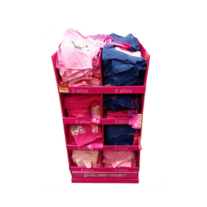 Estante de exhibición de supermercado, bandeja apilable de cartón, soporte de exhibición para botellas de agua, jugos de frutas, PDQ, promociones de exhibición - Product Image 4